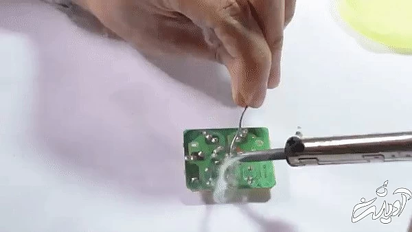 نحوه لحیم کردن اجزا مختلف